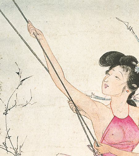 美姑县-胡也佛的仕女画和最知名的金瓶梅秘戏图